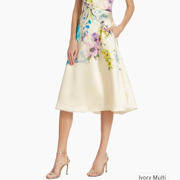 Teri Jon Floral Dress Size 4 NWT - Picture 4 of 10